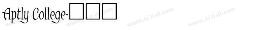 Aptly College字体转换